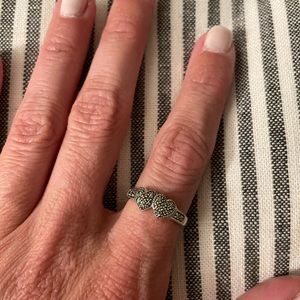 Costume silver ring